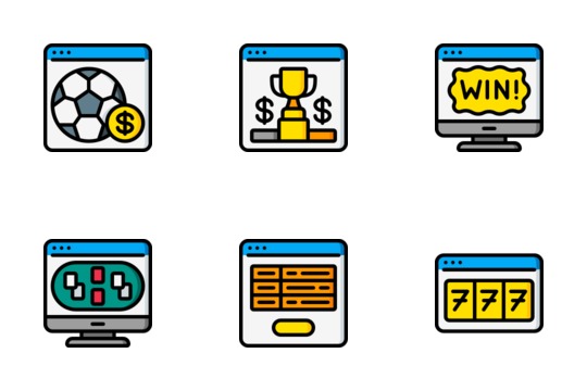 Online Gambling Icons