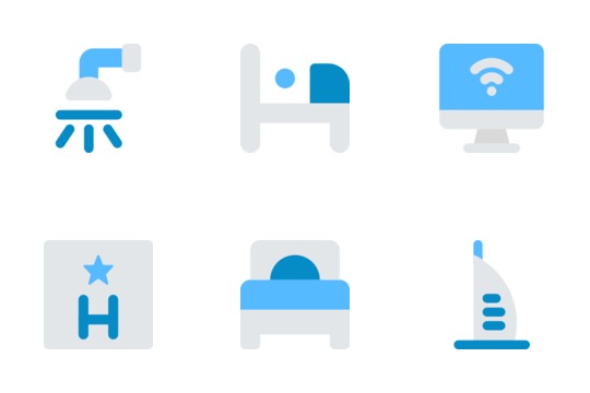 Hotel Services Icons