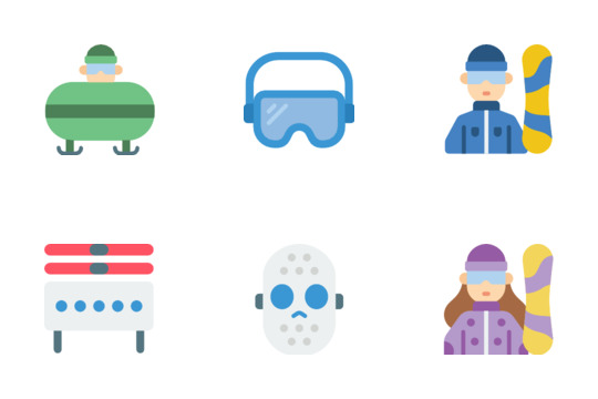 Winter Olympics Icons