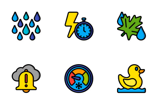 Rainy Days Icons