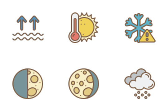 Weather Symbols Icons