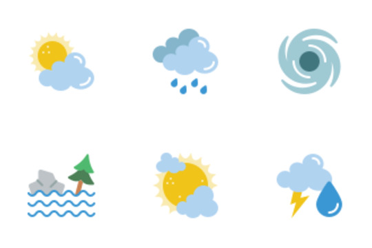 Weather Symbols Icons