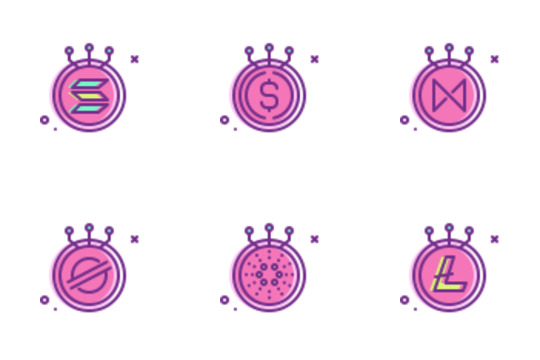 Crypto Coins Icons