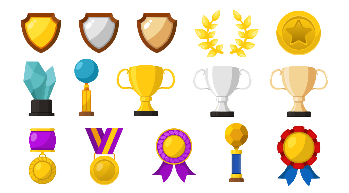 Free Award Vector Badges (AI)