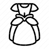 Free Free 218 Princess Dress Outline Svg SVG PNG EPS DXF File