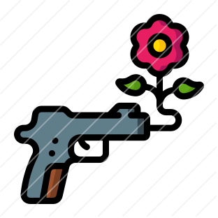 Free Free 318 Flower Gun Svg SVG PNG EPS DXF File